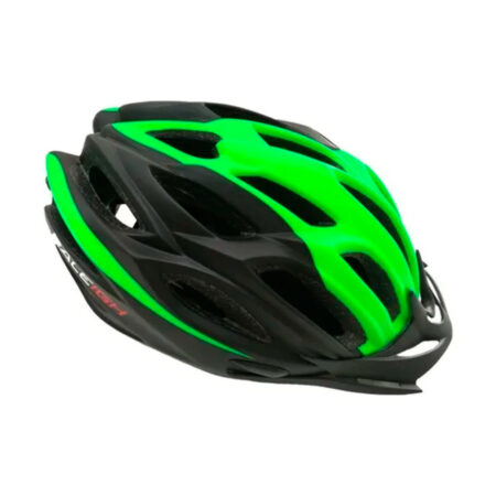 Casco Raleigh In mould 54/58 Cm Verde y Negro
